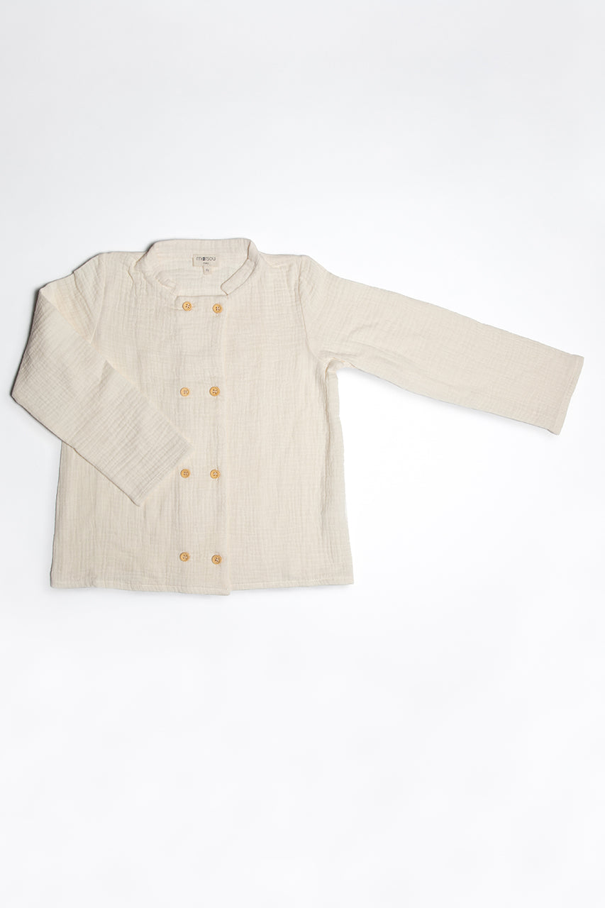Blouse KOMBU| FR: ECRU | EN: ECRU