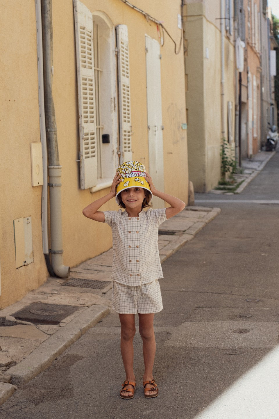 SHORT TAGAL | FR: VICHY ECRU | EN: ECRU GINGHAM